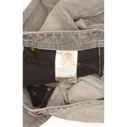 Diesel Iakop 008QP Men Grey Tapered Slim Jeans W33 L32