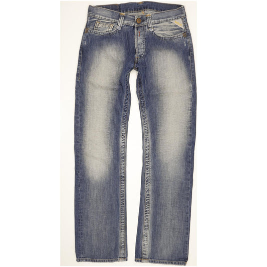 Replay Men Blue Straight Regular Jeans W29 L32