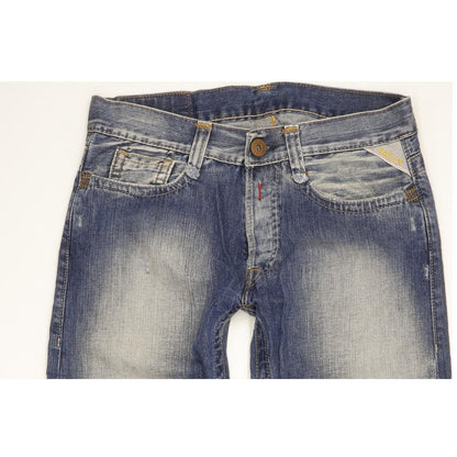 Replay Men Blue Straight Regular Jeans W29 L32