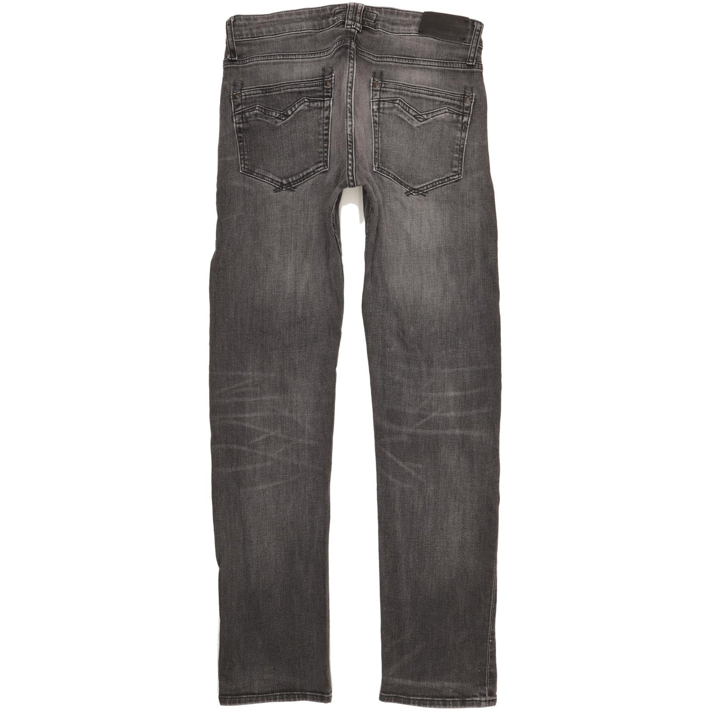 Replay Men Grey Straight Regular Stretch Jeans W30 L33