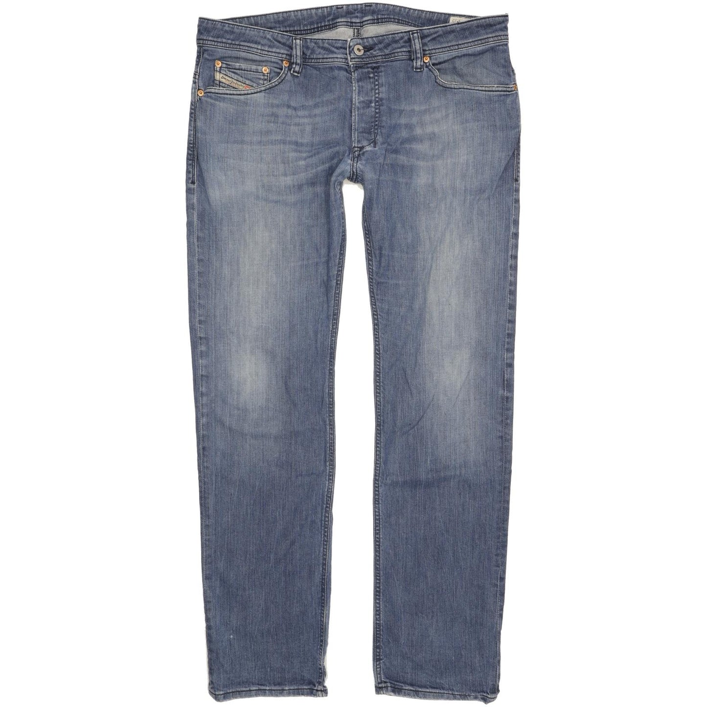 Diesel Safado 0R8DS Men Blue Straight Regular Stretch Jeans W38 L33