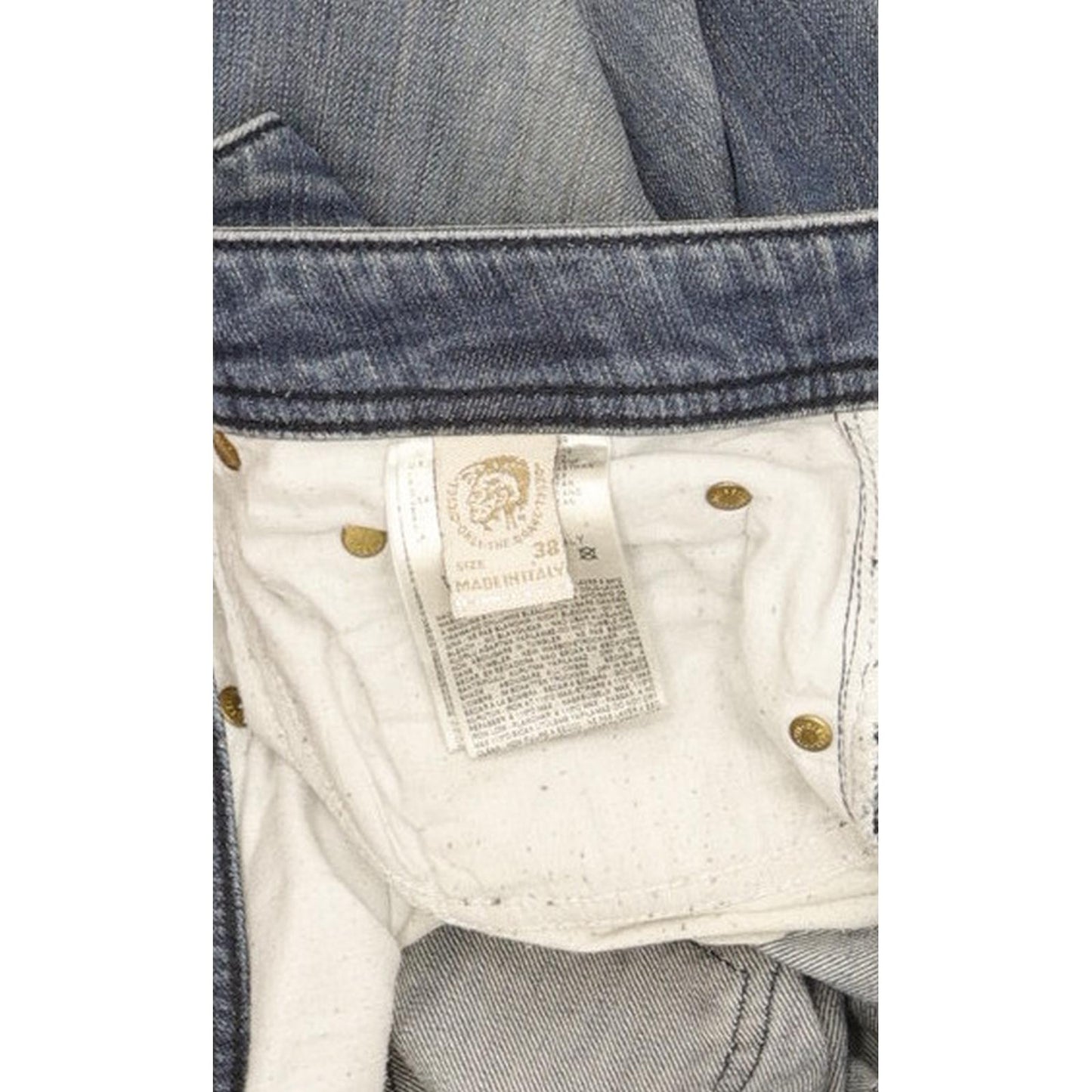 Diesel Safado 0R8DS Men Blue Straight Regular Stretch Jeans W38 L33