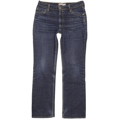 Levi's 627 Women Blue Straight Regular Stretch Jeans W32 L31