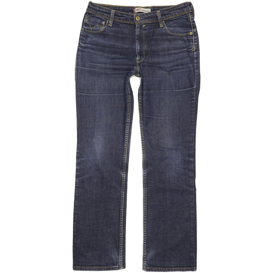 Levi's 627 Women Blue Straight Regular Stretch Jeans W32 L31