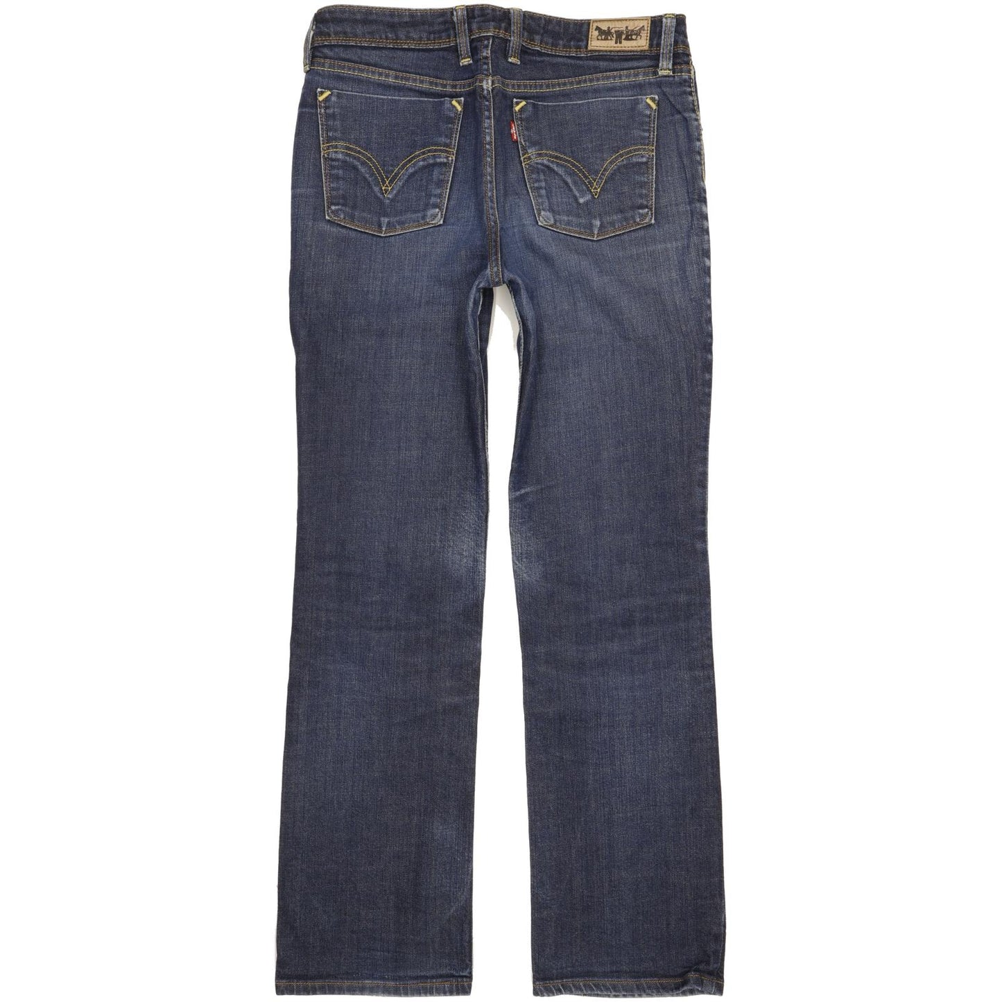 Levi's 627 Women Blue Straight Regular Stretch Jeans W32 L31