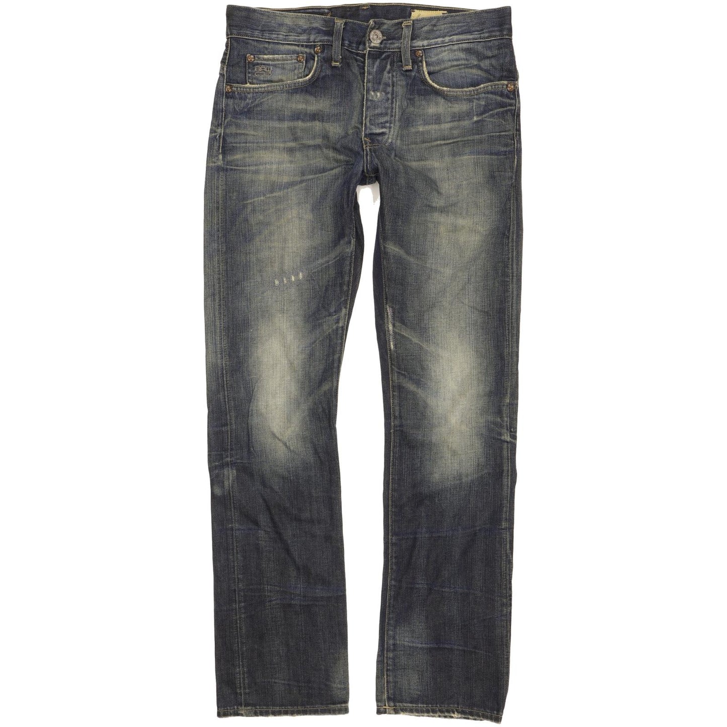 G-Star Men Blue Straight Regular Jeans W30 L31