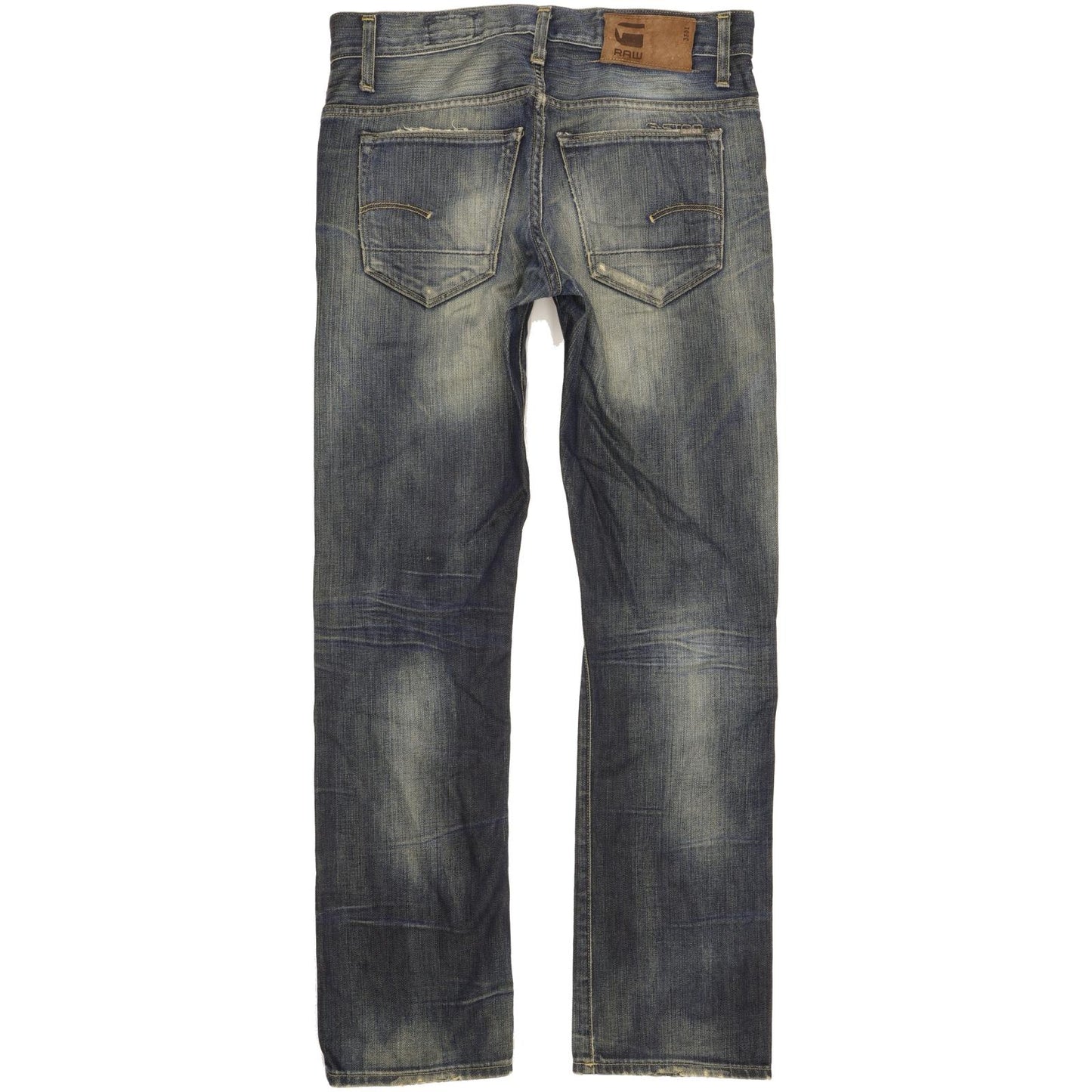 G-Star Men Blue Straight Regular Jeans W30 L31
