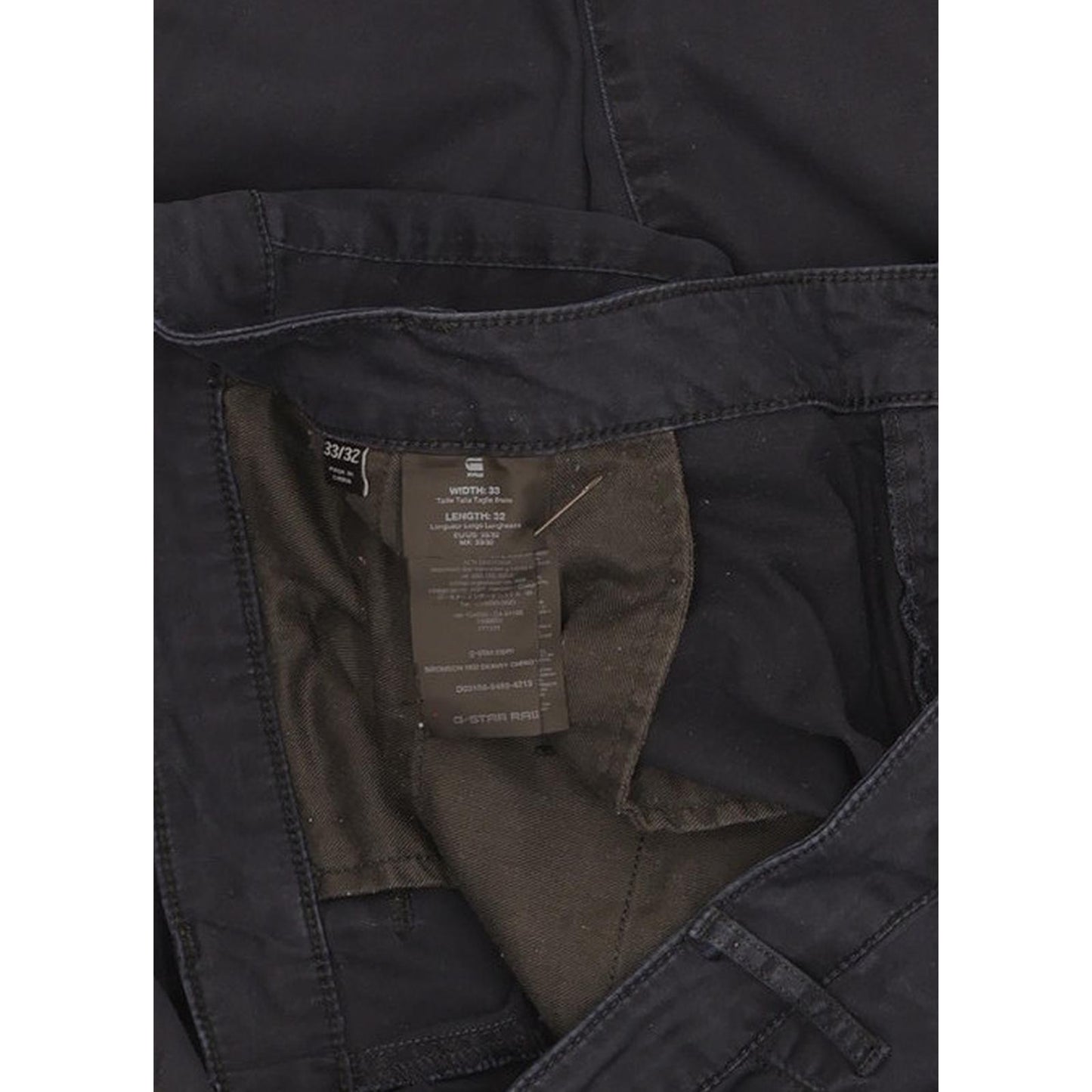 G-Star Bronson Women Navy Skinny Slim Chino Stretch Trousers W33 L31
