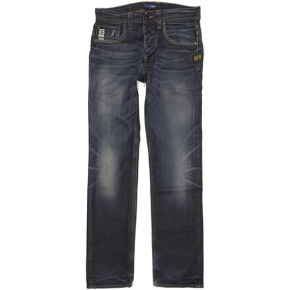 G-Star Attacc Men Blue Straight Slim Jeans W29 L32