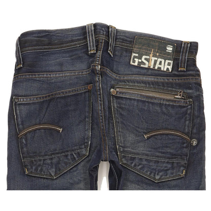 G-Star Attacc Men Blue Straight Slim Jeans W29 L32