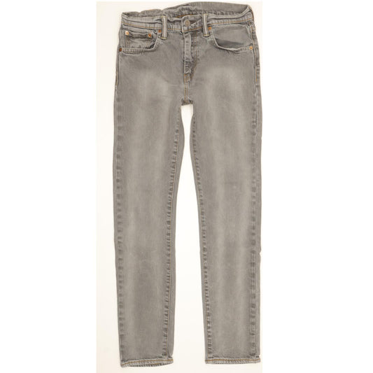 Levi's 510 Men Grey Skinny Slim Stretch Jeans W29 L30
