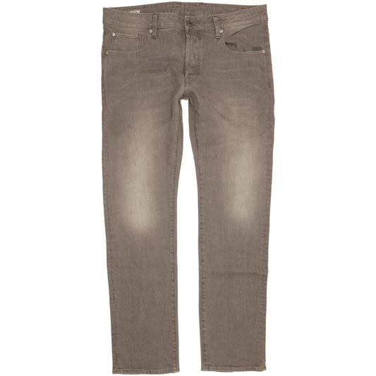 G-Star Revend Men Grey Straight Regular Stretch Jeans W36 L33