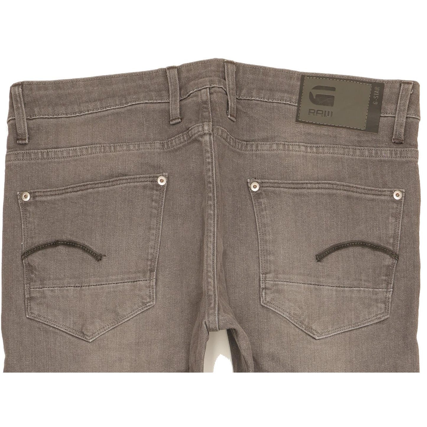 G-Star Revend Men Grey Straight Regular Stretch Jeans W36 L33