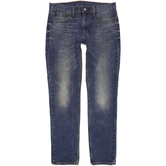 Levi's 511 Men Blue Straight Slim Jeans W34 L34