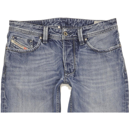 Diesel Men Blue Straight Slim Jeans W31 L32
