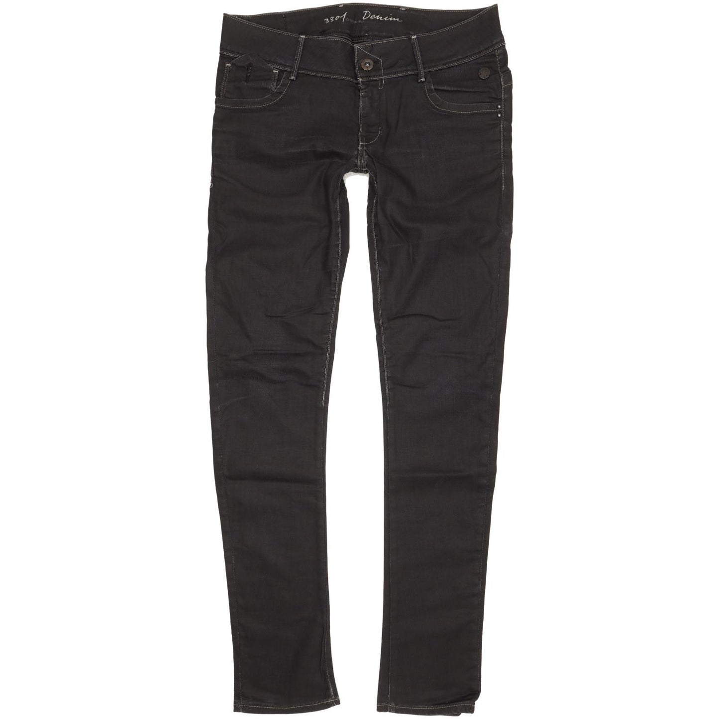 G-Star Royce Women Black Skinny Slim Stretch Jeans W31 L34