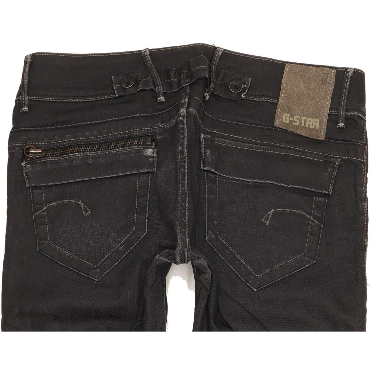 G-Star Royce Women Black Skinny Slim Stretch Jeans W31 L34