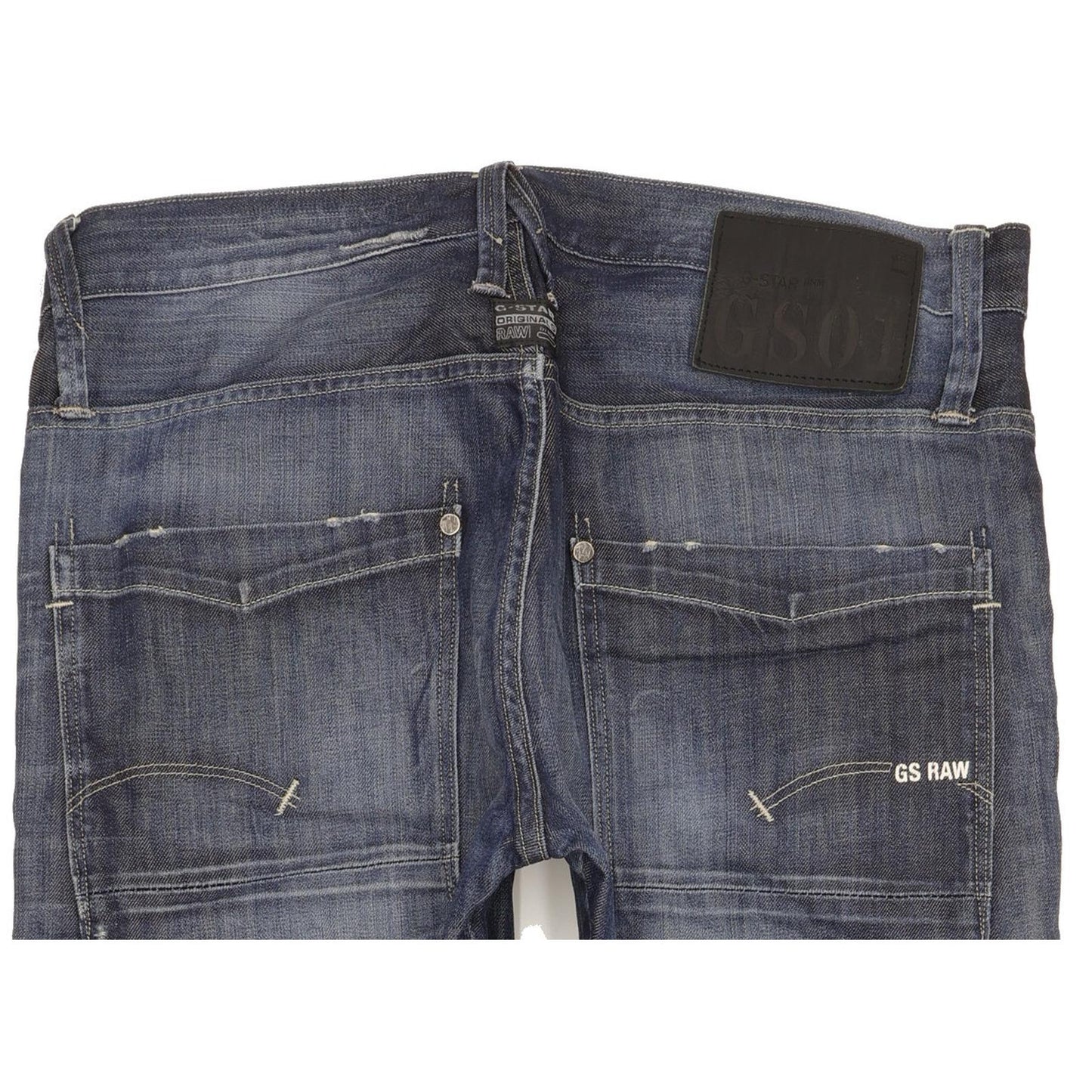G-Star Victor Men Blue Straight Regular Jeans W36 L32