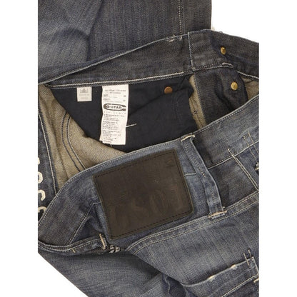 G-Star Victor Men Blue Straight Regular Jeans W36 L32