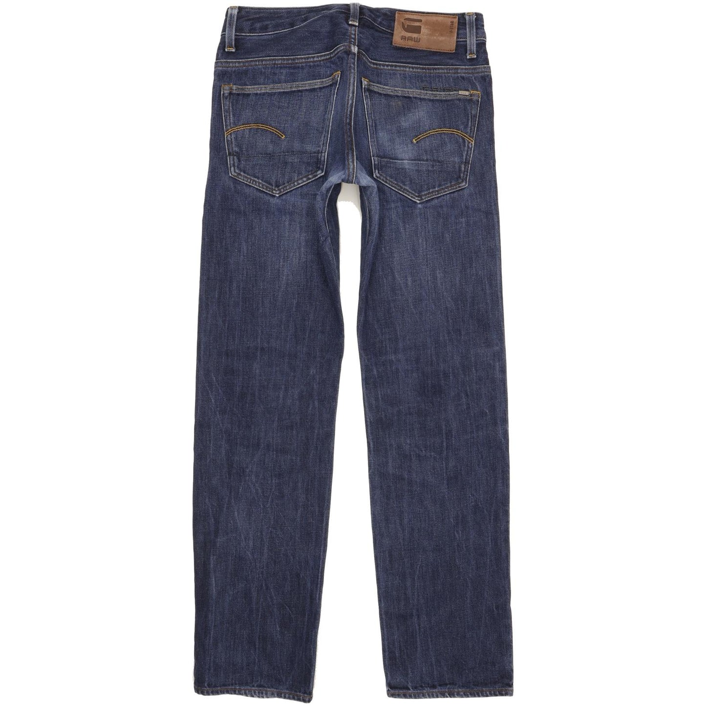 G-Star 3301 Men Blue Straight Slim Jeans W30 L32
