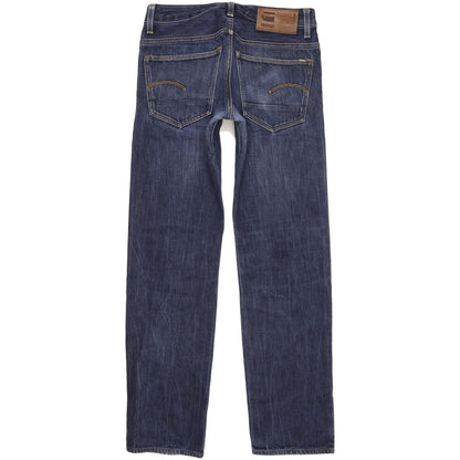 G-Star 3301 Men Blue Straight Slim Jeans W30 L32