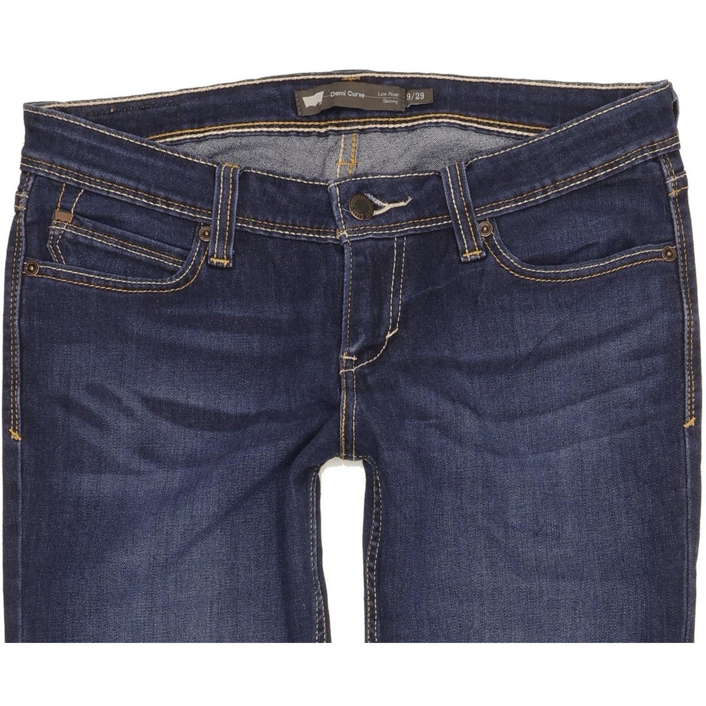 Levi's Demi Curve Women Blue Skinny Slim Stretch Jeans W29 L27