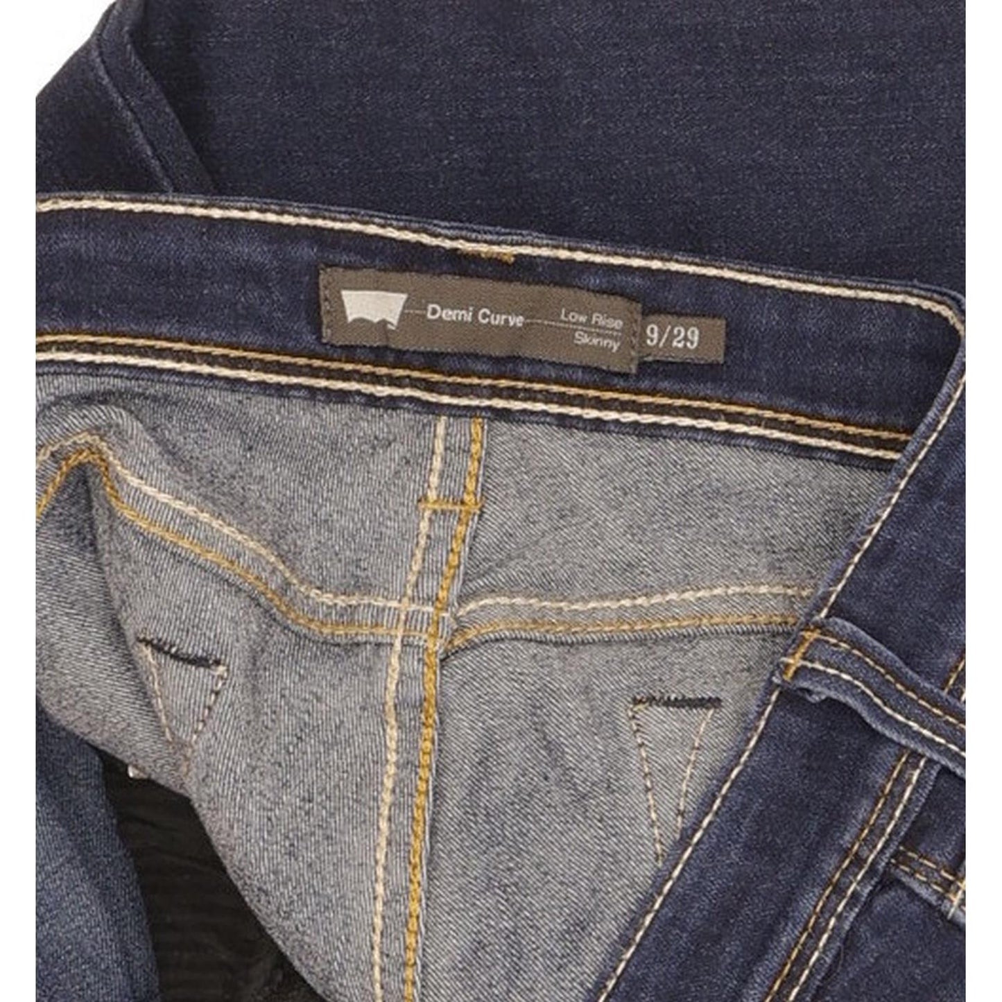 Levi's Demi Curve Women Blue Skinny Slim Stretch Jeans W29 L27