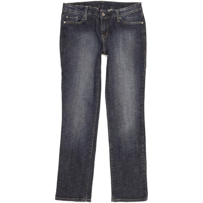 Levi's 552 Women Blue Straight Slim Stretch Jeans W30 L31