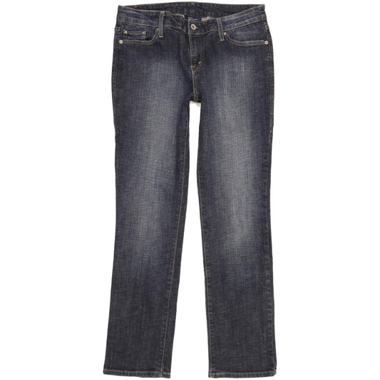 Levi's 552 Women Blue Straight Slim Stretch Jeans W30 L31