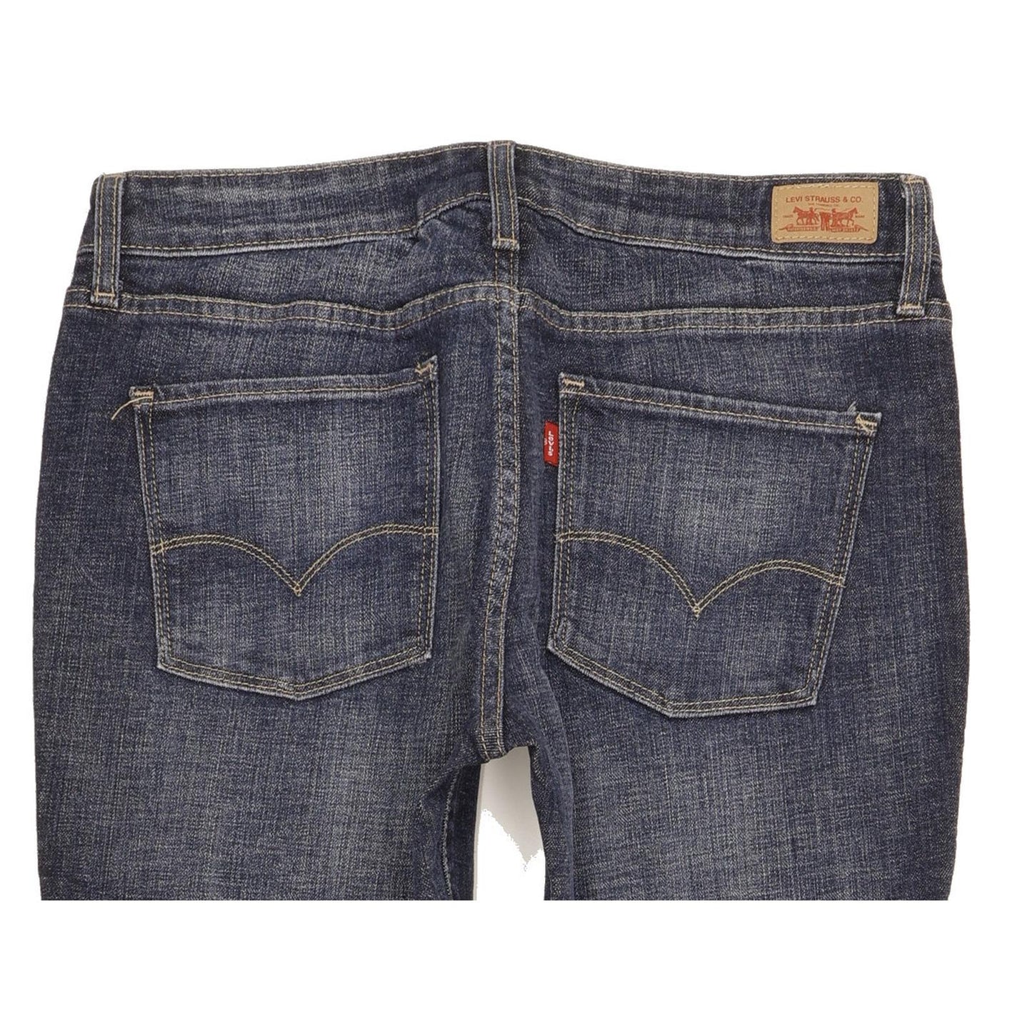 Levi's 552 Women Blue Straight Slim Stretch Jeans W30 L31