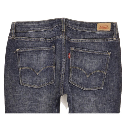 Levi's 552 Women Blue Straight Slim Stretch Jeans W30 L31