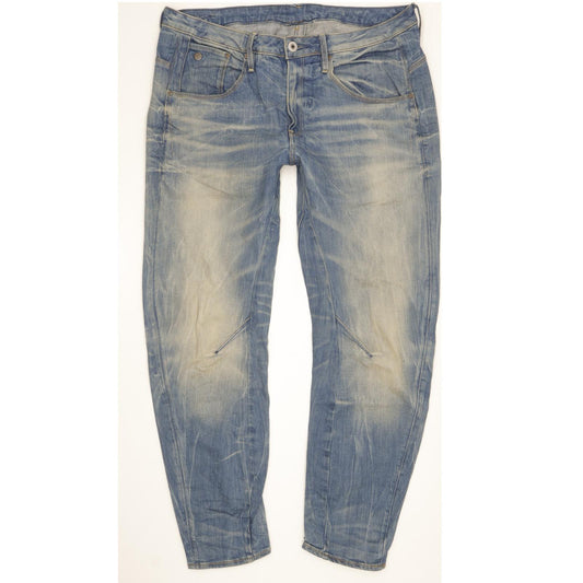 G-Star Arc 3D Women Blue Tapered Loose Boyfriend Stretch Jeans W30 L30