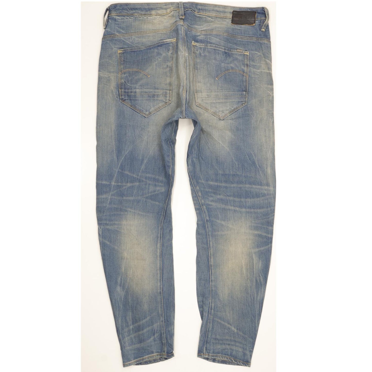 G-Star Arc 3D Women Blue Tapered Loose Boyfriend Stretch Jeans W30 L30