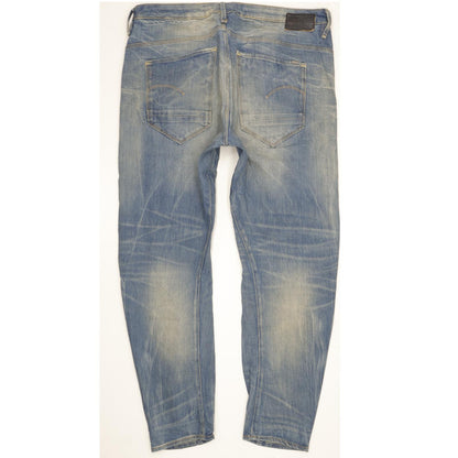 G-Star Arc 3D Women Blue Tapered Loose Boyfriend Stretch Jeans W30 L30