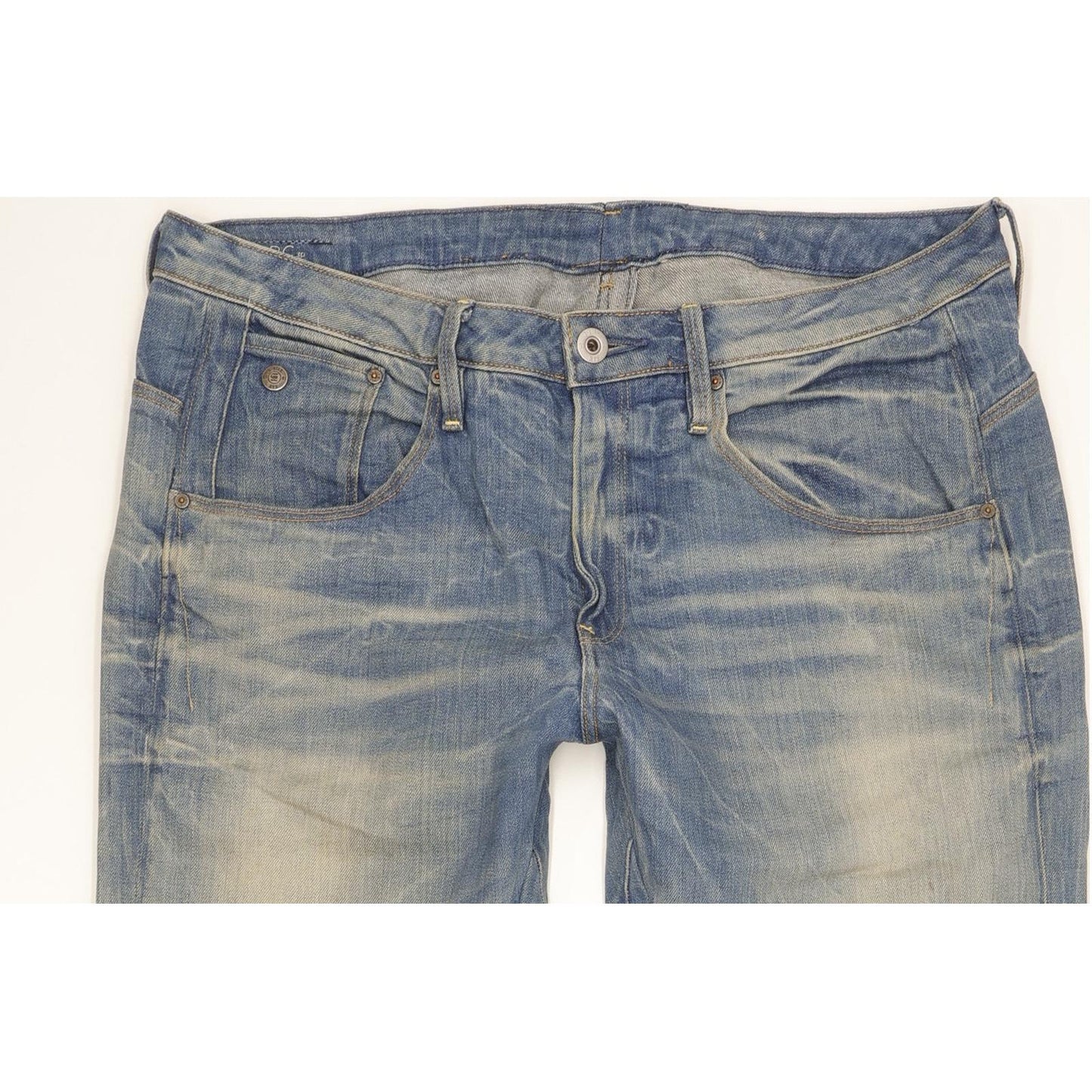 G-Star Arc 3D Women Blue Tapered Loose Boyfriend Stretch Jeans W30 L30