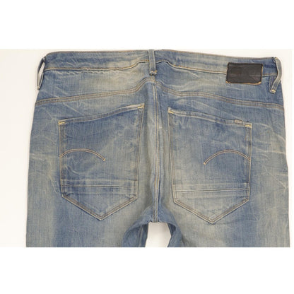 G-Star Arc 3D Women Blue Tapered Loose Boyfriend Stretch Jeans W30 L30