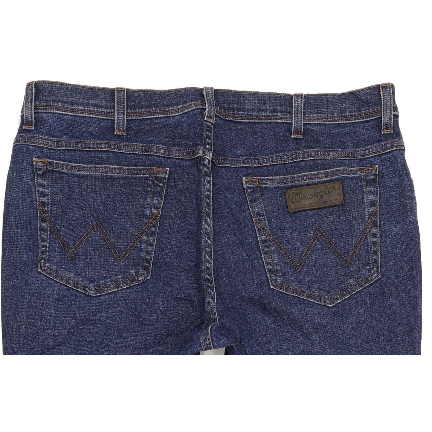 Wrangler Texas Men Blue Straight Regular Stretch Jeans W40 L32