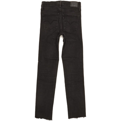 Levi's Slimming Women Black Straight Slim Stretch Jeans W26 L28