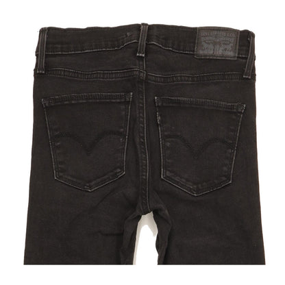 Levi's Slimming Women Black Straight Slim Stretch Jeans W26 L28
