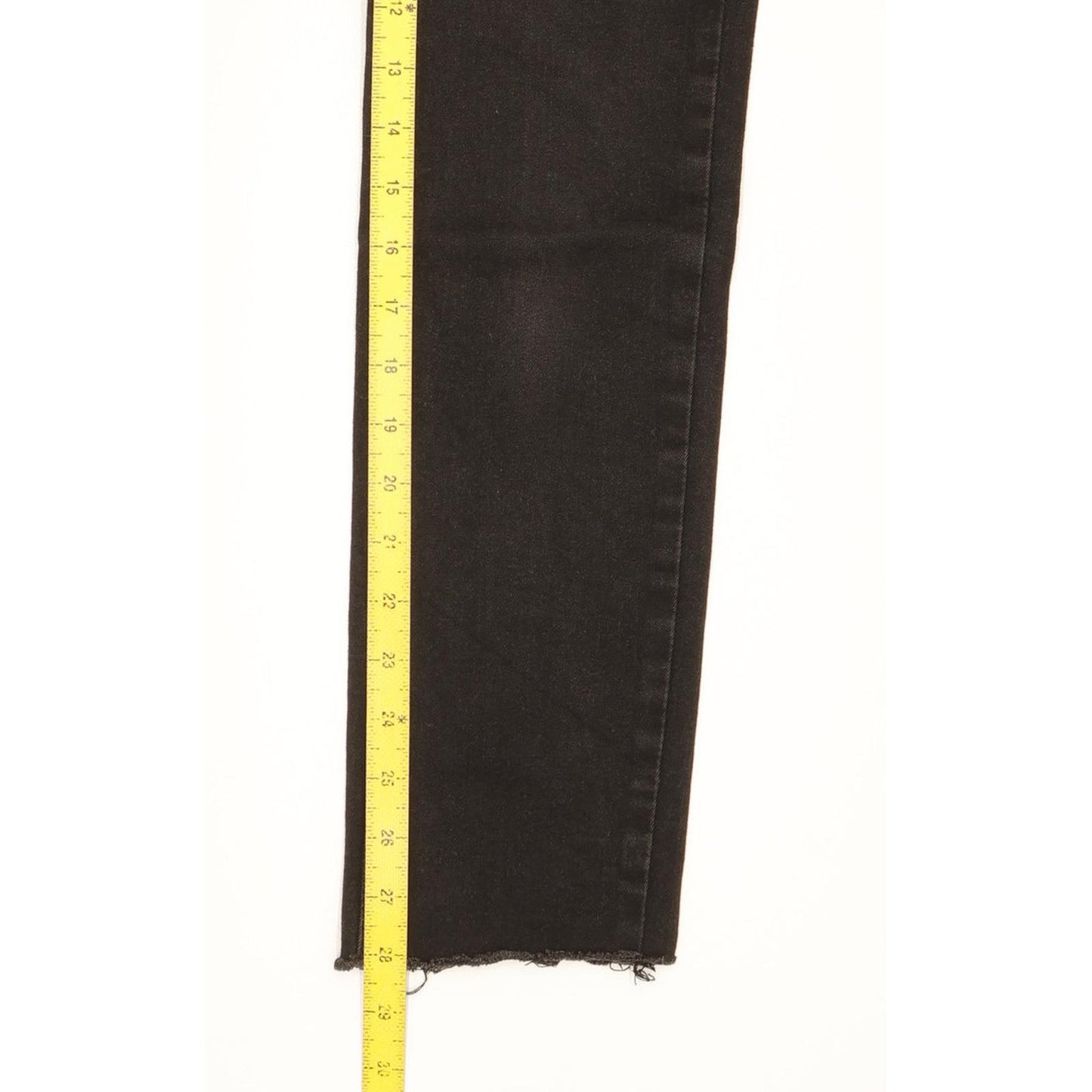 Levi's Slimming Women Black Straight Slim Stretch Jeans W26 L28