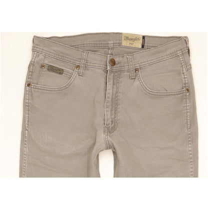 Wrangler Arizona Men Grey Straight Regular Stretch Jeans W31 L29