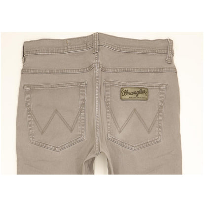 Wrangler Arizona Men Grey Straight Regular Stretch Jeans W31 L29