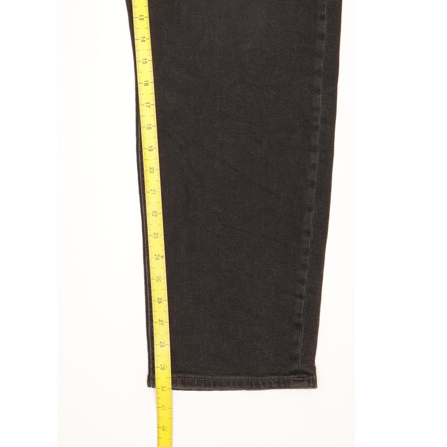 Lee Carol Black Straight Regular Stretch Jeans High Waisted W36 L30