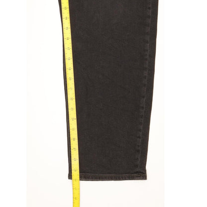 Lee Carol Black Straight Regular Stretch Jeans High Waisted W36 L30
