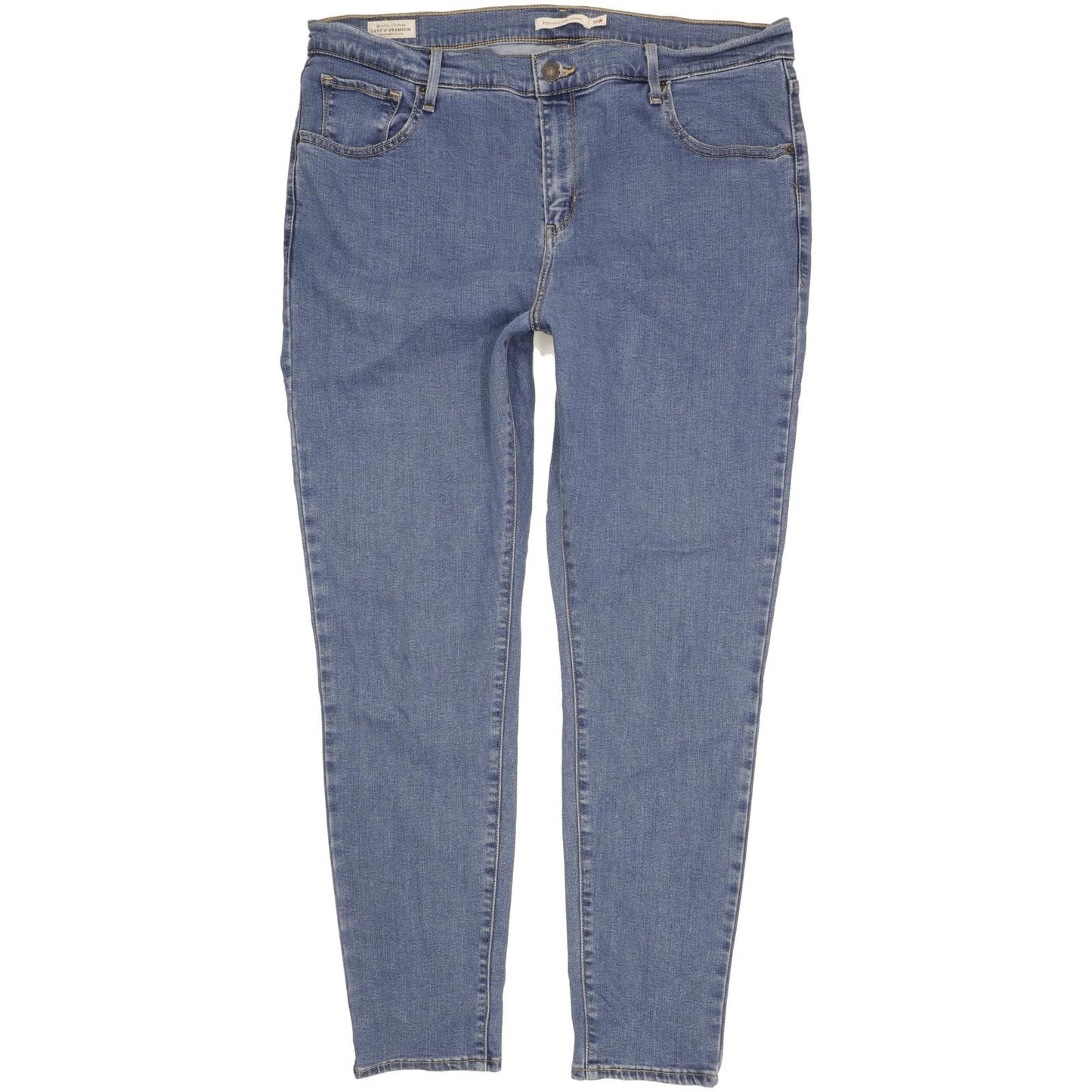 Levi's 721 Blue Skinny Slim Stretch Jeans High Waisted W34 L30
