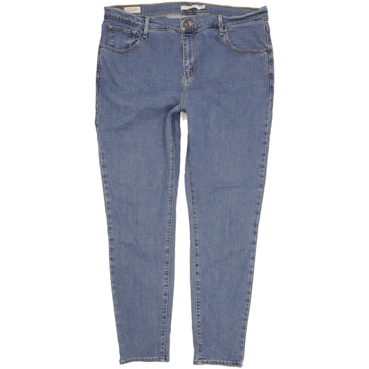 Levi's 721 Blue Skinny Slim Stretch Jeans High Waisted W34 L30