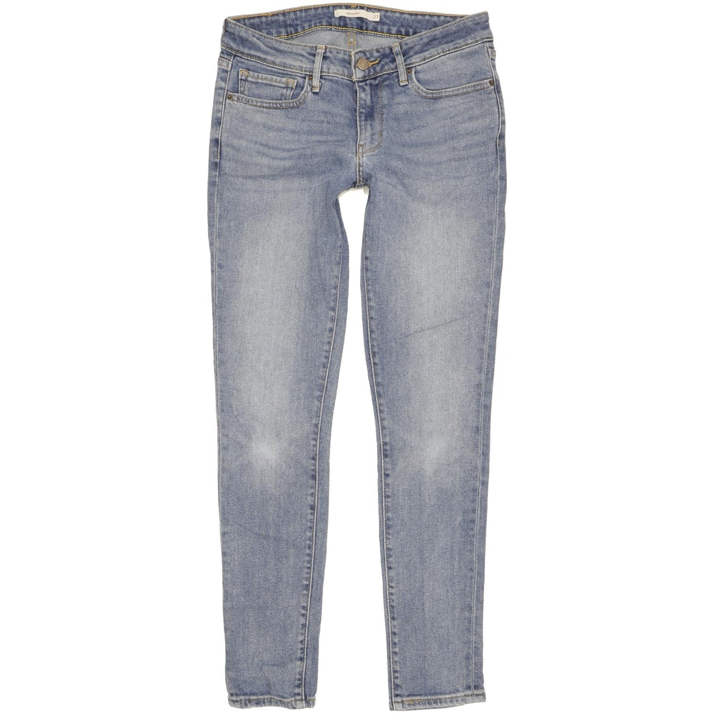 Levi's 711 Women Blue Skinny Slim Stretch Jeans W27 L30