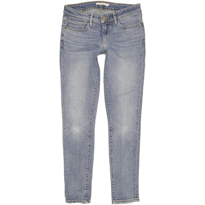 Levi's 711 Women Blue Skinny Slim Stretch Jeans W27 L30