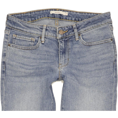 Levi's 711 Women Blue Skinny Slim Stretch Jeans W27 L30