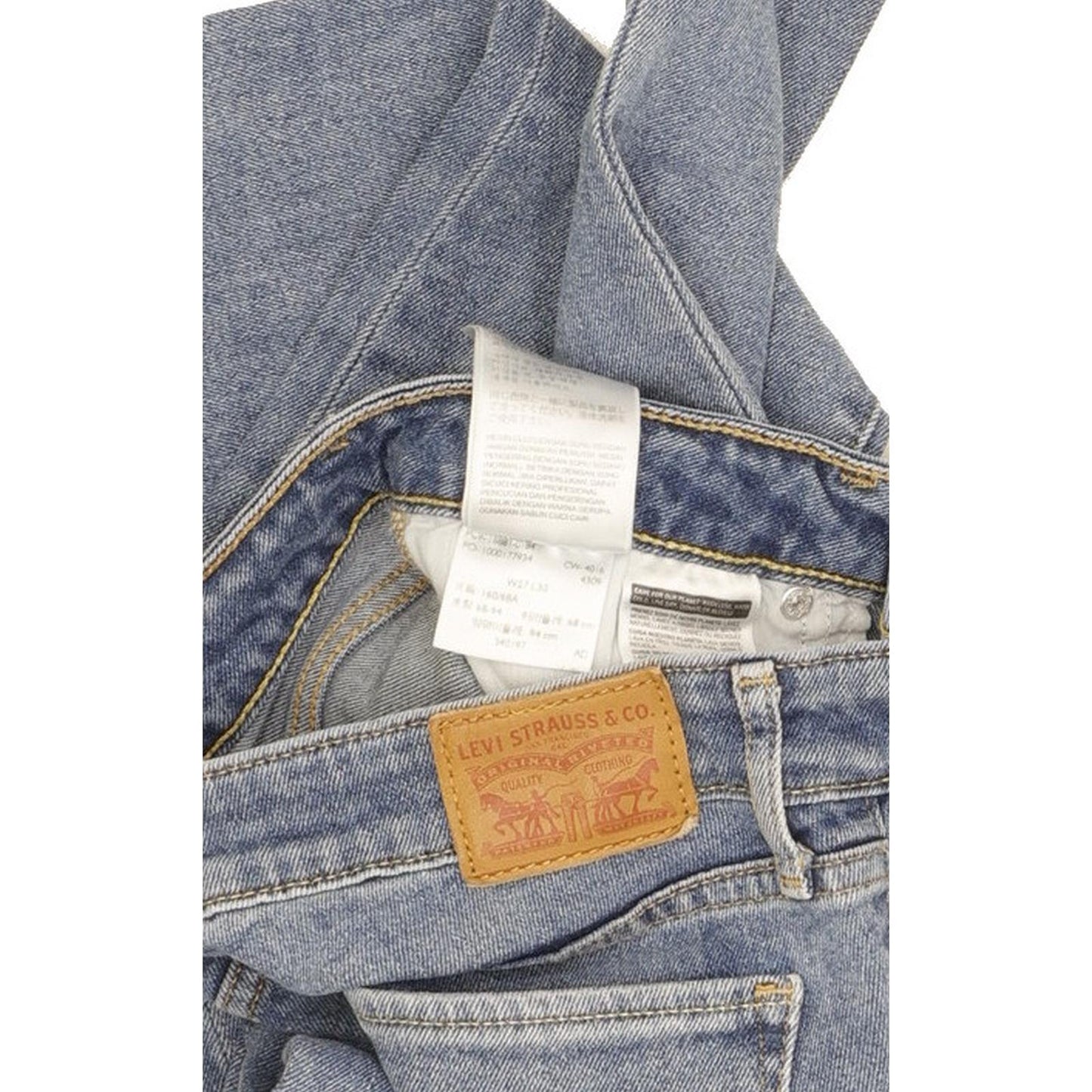 Levi's 711 Women Blue Skinny Slim Stretch Jeans W27 L30
